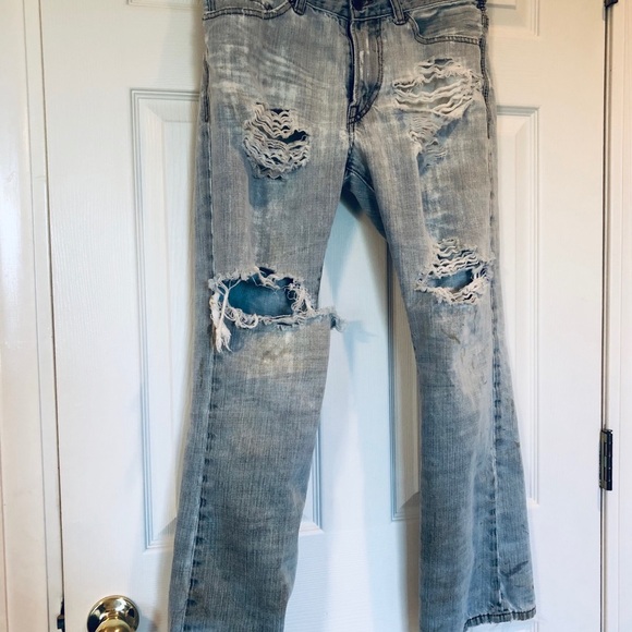 Classic Express Jeans Distressed Ripped - Picture 3 of 6